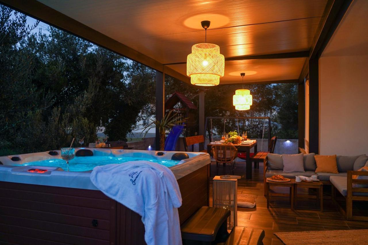 Villa Suncica With Heated Pool, Jacuzzi And Bikes Near Zadar Sukosan Exterior photo